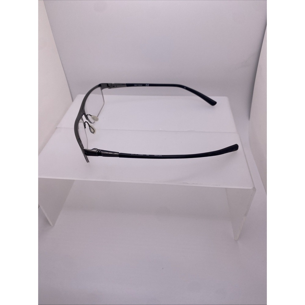 Nike Eyeglasses FRAME ONLY 6050 Half Rim 55-14-145 Black 890 - Picture 8 of 16